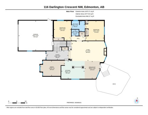 Floor plan - 116 Darlington Crescent, Edmonton, AB 
