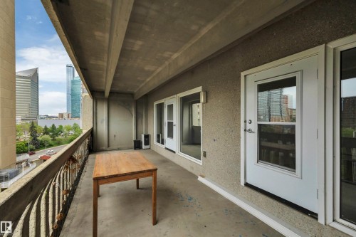1907 9918 101 Street, Edmonton, AB - Outdoor With Balcony With Exterior