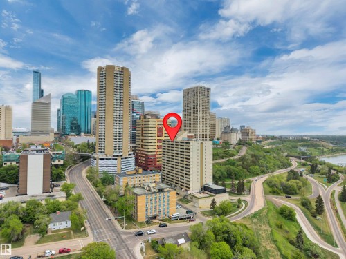 1907 9918 101 Street, Edmonton, AB - Outdoor With View