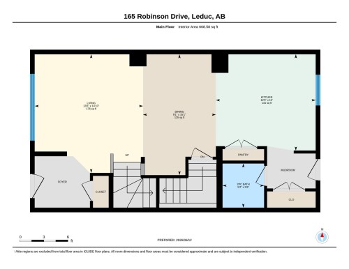 Floor plan - 165 Robinson Drive, Leduc, AB 