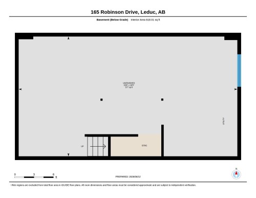 Floor plan - 165 Robinson Drive, Leduc, AB 