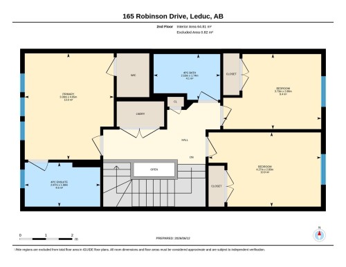 Floor plan - 165 Robinson Drive, Leduc, AB 