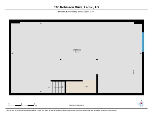 Floor plan - 165 Robinson Drive, Leduc, AB 