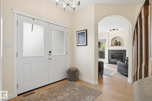 204 Sheppard Court, Edmonton, AB - Indoor Photo Showing Other Room With Fireplace