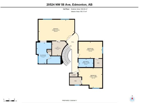 Floor plan - 20524 58 Avenue, Edmonton, AB 