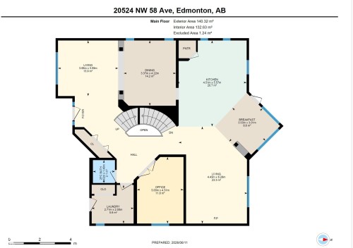 Floor plan - 20524 58 Avenue, Edmonton, AB 