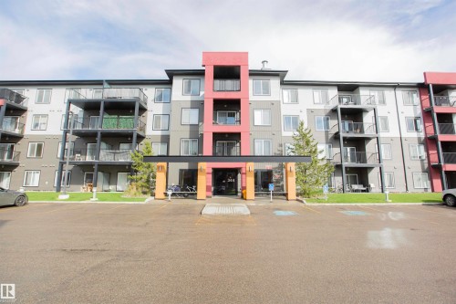 Contemporary multi-story building featuring a prominent central entrance - 222 344 Windermere Road, Edmonton, AB 