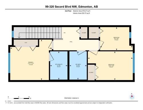 Floor plan - 320 Secord Boulevard, Edmonton, AB - Other