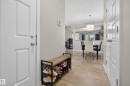 Entryway featuring wood-finish flooring - 70 James Crescent, St. Albert, AB 