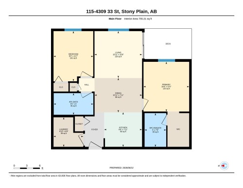 Floor plan - 115 4309 33 Street, Stony Plain, AB 