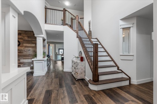 Stairs - 18 Woodbend Way, Fort Saskatchewan, AB 