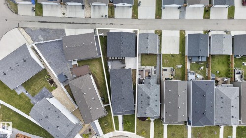 Aerial perspective showcasing multiple residential properties - 17733 64A Street, Edmonton, AB 