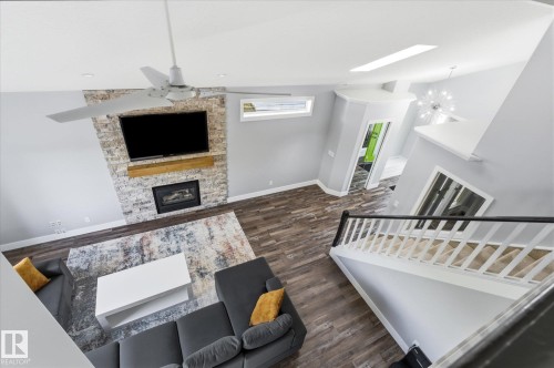 3948 42 Street, Edmonton, AB - Indoor With Fireplace