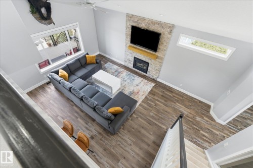 3948 42 Street, Edmonton, AB - Indoor With Fireplace