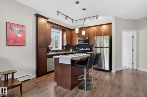 104 2588 Anderson Way, Edmonton, AB - Indoor Photo Showing Kitchen With Stainless Steel Kitchen