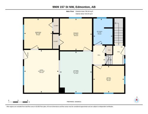 Floor plan - 9909 157 Street, Edmonton, AB 
