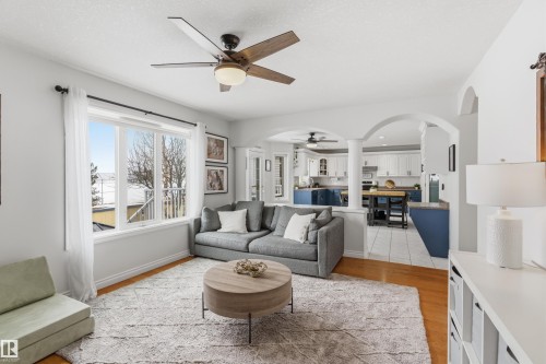 4847 152 Avenue, Edmonton, AB - Indoor Photo Showing Living Room