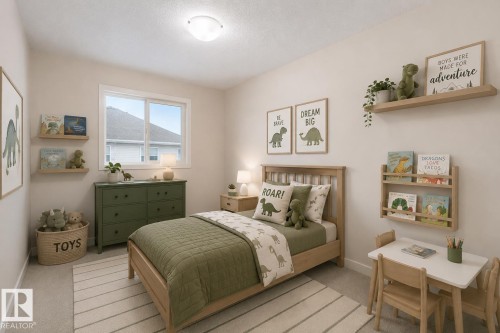 Neutral-toned room featuring light beige walls and a window with white trim - 55 14603 Miller Boulevard, Edmonton, AB 