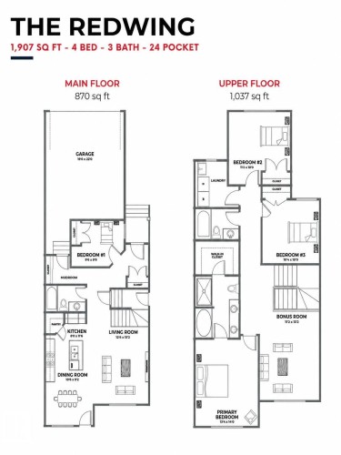 Floor plan - 1095 Starling Drive, Edmonton, AB 