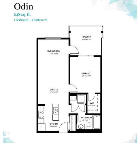 Floor plan - 318 1506 Tamarack Boulevard, Edmonton, AB 