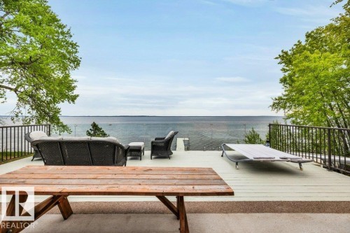 Dock included! - 275 Poplar Crescent, Rural Wetaskiwin County, AB - Outdoor With Body Of Water
