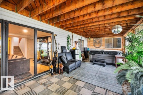 Yard - 275 Poplar Crescent, Rural Wetaskiwin County, AB - Outdoor With Body Of Water