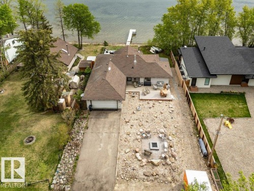 Aerial view - 275 Poplar Crescent, Rural Wetaskiwin County, AB - Outdoor With Body Of Water With View