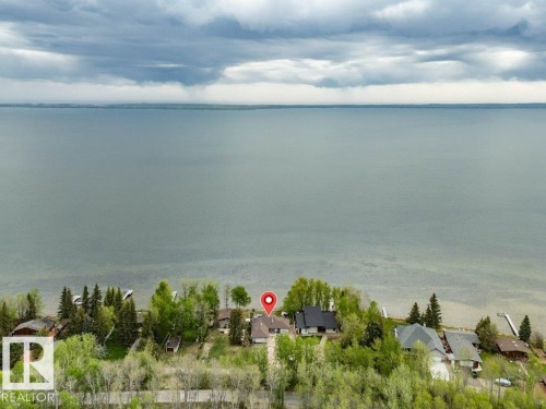 Aerial view - 275 Poplar Crescent, Rural Wetaskiwin County, AB - Outdoor With Body Of Water With View