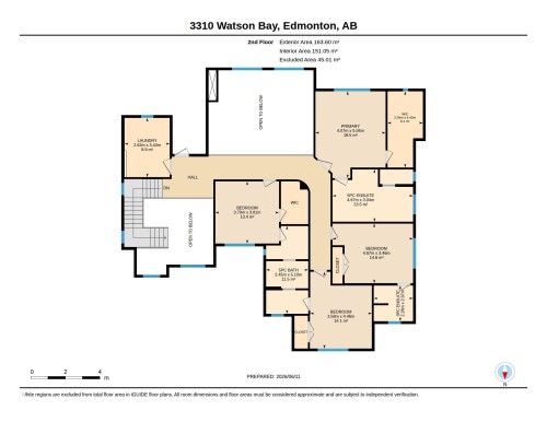 Floor plan - 3310 Watson Bay, Edmonton, AB 