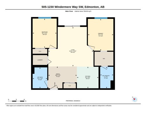 Floor plan - 505 1230 Windermere Way, Edmonton, AB 