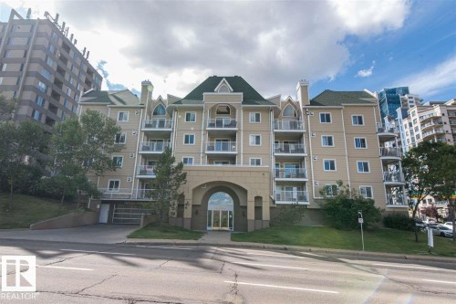 211 9640 105 Street, Edmonton, AB - Outdoor With Balcony With Facade