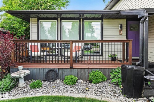Front pressure treated veranda - 9 Millgrove Drive, Spruce Grove, AB 
