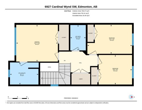 Floor plan - 6927 Cardinal Wynd, Edmonton, AB 