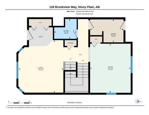 Floor plan - 128 Brookview Wy, Stony Plain, AB 