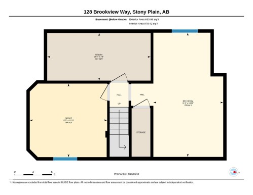 Floor plan - 128 Brookview Wy, Stony Plain, AB 