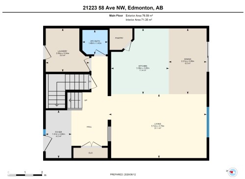 Floor plan - 21223 58 Avenue, Edmonton, AB 
