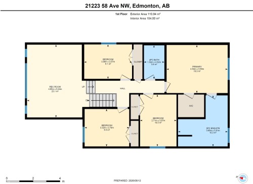 Floor plan - 21223 58 Avenue, Edmonton, AB 