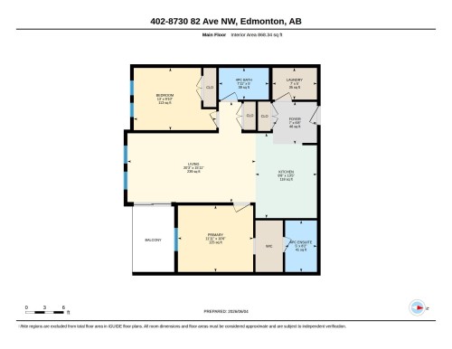 Floor plan - 402 8730 82 Avenue, Edmonton, AB 