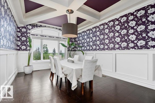 18407 Twp Rd 500, Rural Beaver County, AB - Indoor Photo Showing Dining Room