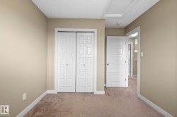 Warm beige wall tones complement neutral carpeting - 