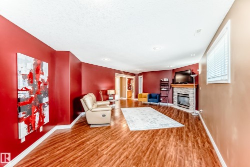 71 Ridgehaven Crescent, Sherwood Park, AB - Indoor With Fireplace