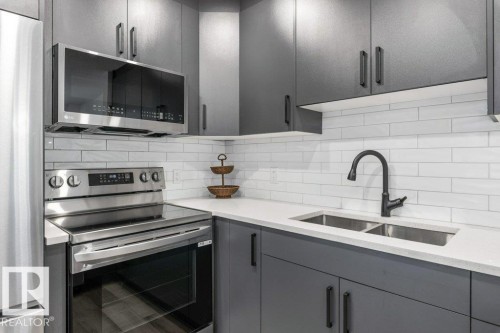 65 Greenfield Estates, St. Albert, AB - Indoor Photo Showing Kitchen With Double Sink With Upgraded Kitchen