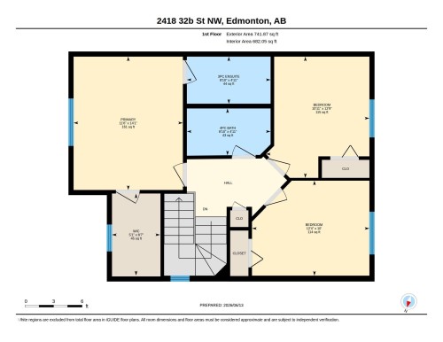 Floor plan - 2418 32B Street, Edmonton, AB 