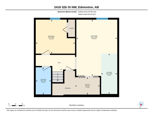 Floor plan - 2418 32B Street, Edmonton, AB 