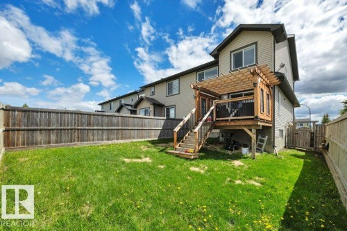 482 Reed Cres Leduc, AB . Fully fenced yard - 482 Reed Crescent, Leduc, AB 