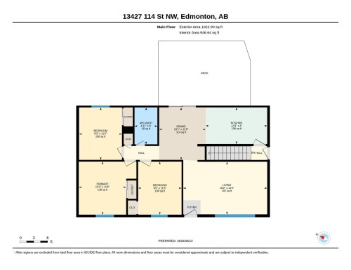 Floor plan - 13427 114 Street, Edmonton, AB 