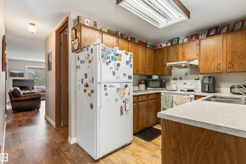 1736 36 Street, Edmonton, AB - Indoor Photo Showing Kitchen With Double Sink