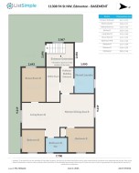 Floor plan below grade - 