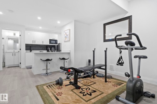 6423 175 Avenue Nw, Edmonton, AB - Indoor Photo Showing Gym Room