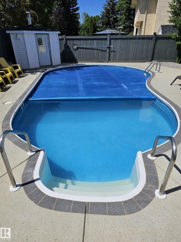 In Ground Heated Swimming Pool - 15 Paquette Place, St. Albert, AB 